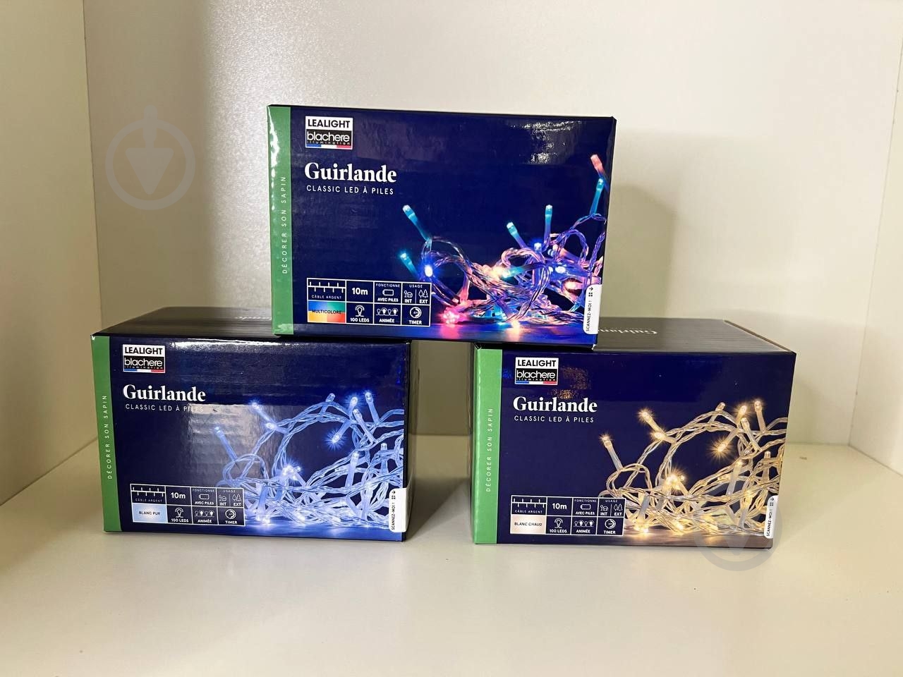 Гирлянда Blachere CARA100D холодная белая светодиодная (LED) 100 ламп 10 м - фото 3