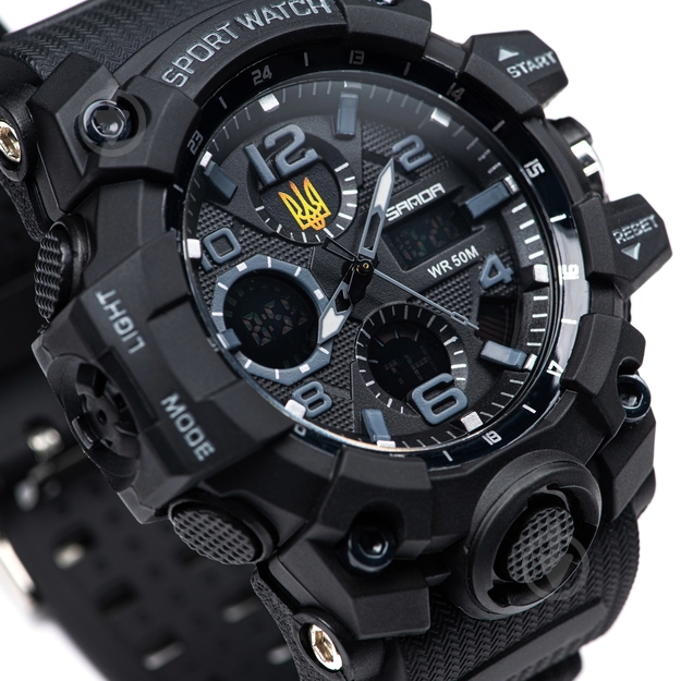 Часы тактические Peremoga ( с гербом) Sanda - фото 4 Часы тактические Peremoga ( с гербом) Sanda - фото 4