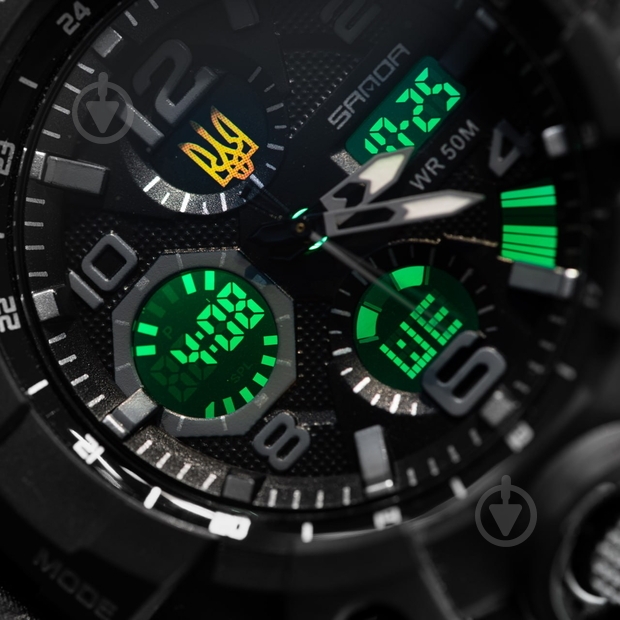 Часы тактические Peremoga ( с гербом) Sanda - фото 9 Часы тактические Peremoga ( с гербом) Sanda - фото 9