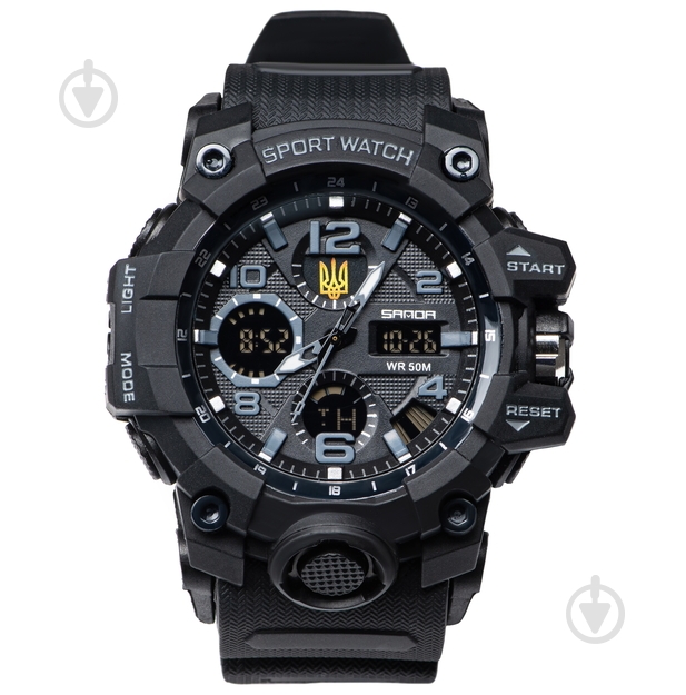 Часы тактические Peremoga ( с гербом) Sanda - фото 1 Часы тактические Peremoga ( с гербом) Sanda - фото 1