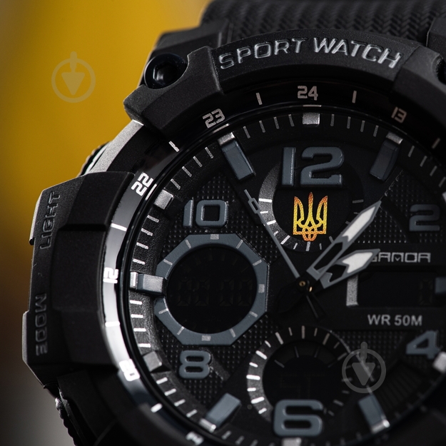 Часы тактические Peremoga ( с гербом) Sanda - фото 3 Часы тактические Peremoga ( с гербом) Sanda - фото 3