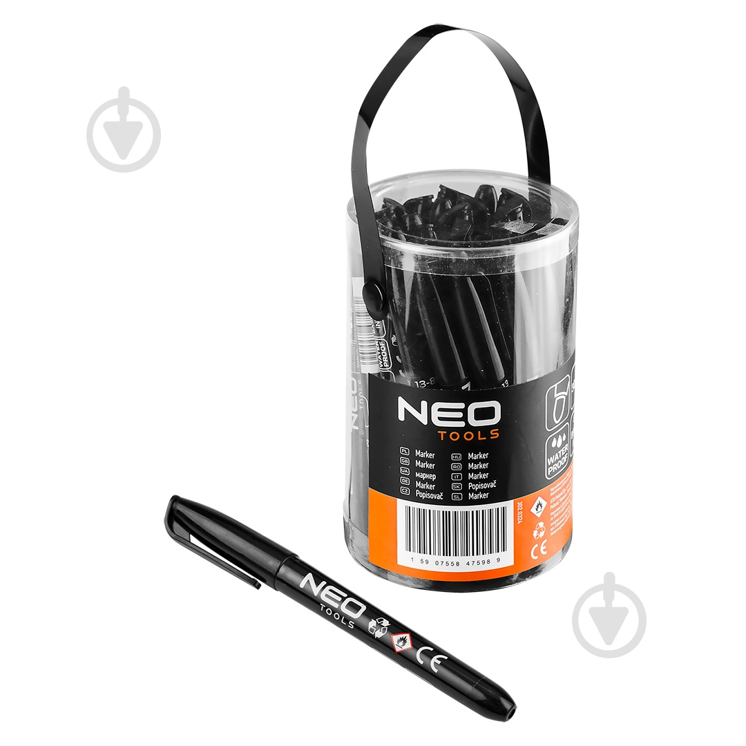Маркер строительный NEO tools 1 шт. 13-855 - фото 2 Маркер строительный NEO tools 1 шт. 13-855 - фото 2