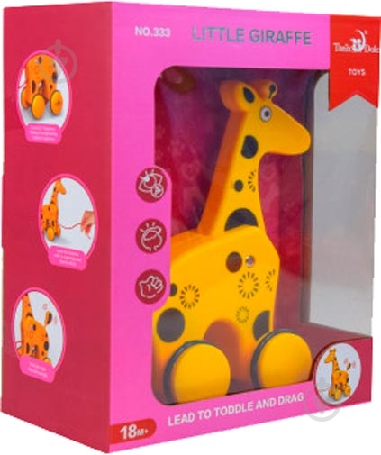 Игрушка-каталка Жираф 333 - фото 2