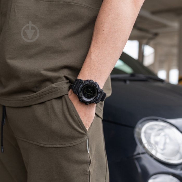 Годинник тактичний Processor з компасом Skmei black - фото 9 Годинник тактичний Processor з компасом Skmei black - фото 9