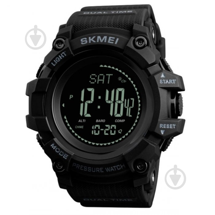 Годинник тактичний Processor з компасом Skmei black - фото 3 Годинник тактичний Processor з компасом Skmei black - фото 3