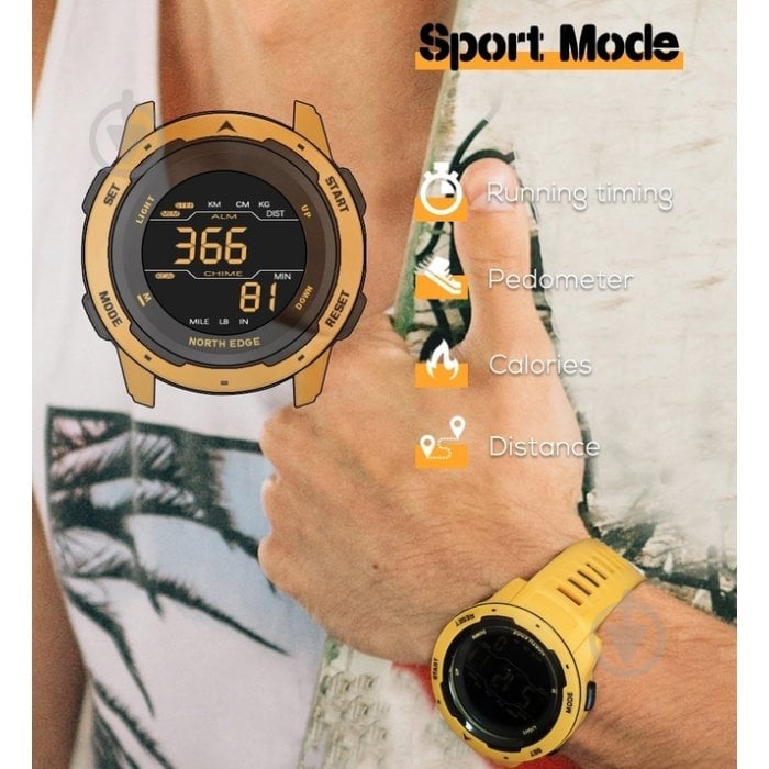 Годинник тактичний MARS Pro 5BAR North Edge black - фото 11 Годинник тактичний MARS Pro 5BAR North Edge black - фото 11