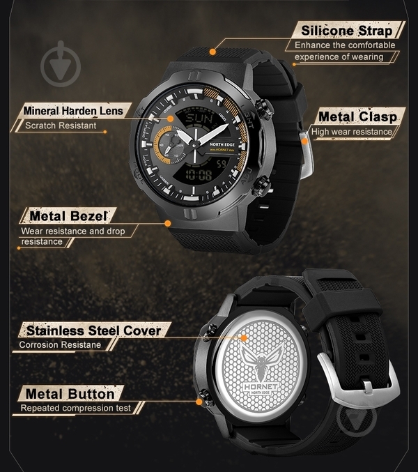 Годинник тактичний Hornet North Edge - фото 8