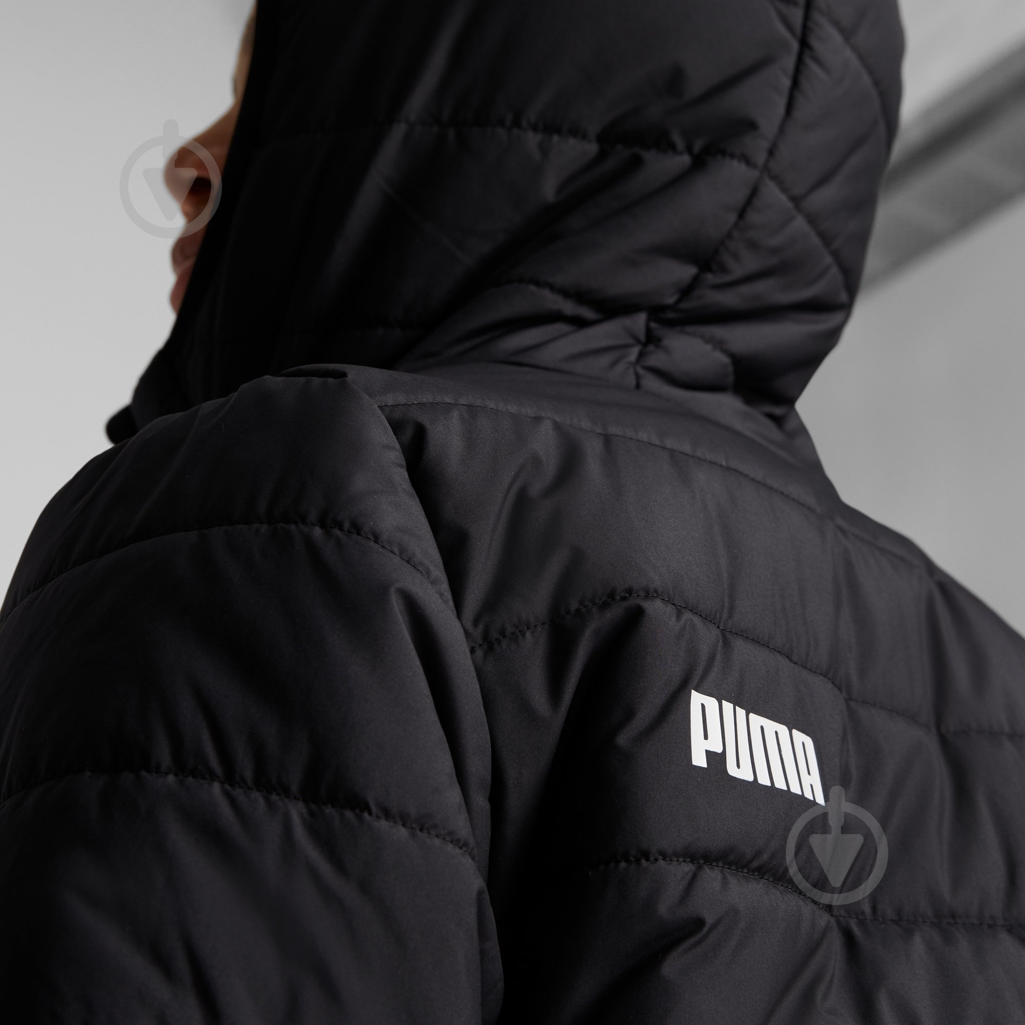 Куртка для мальчиков демисезонная Puma ESS HOODED PADDED JACKET 67055901 р.176 черная - фото 6