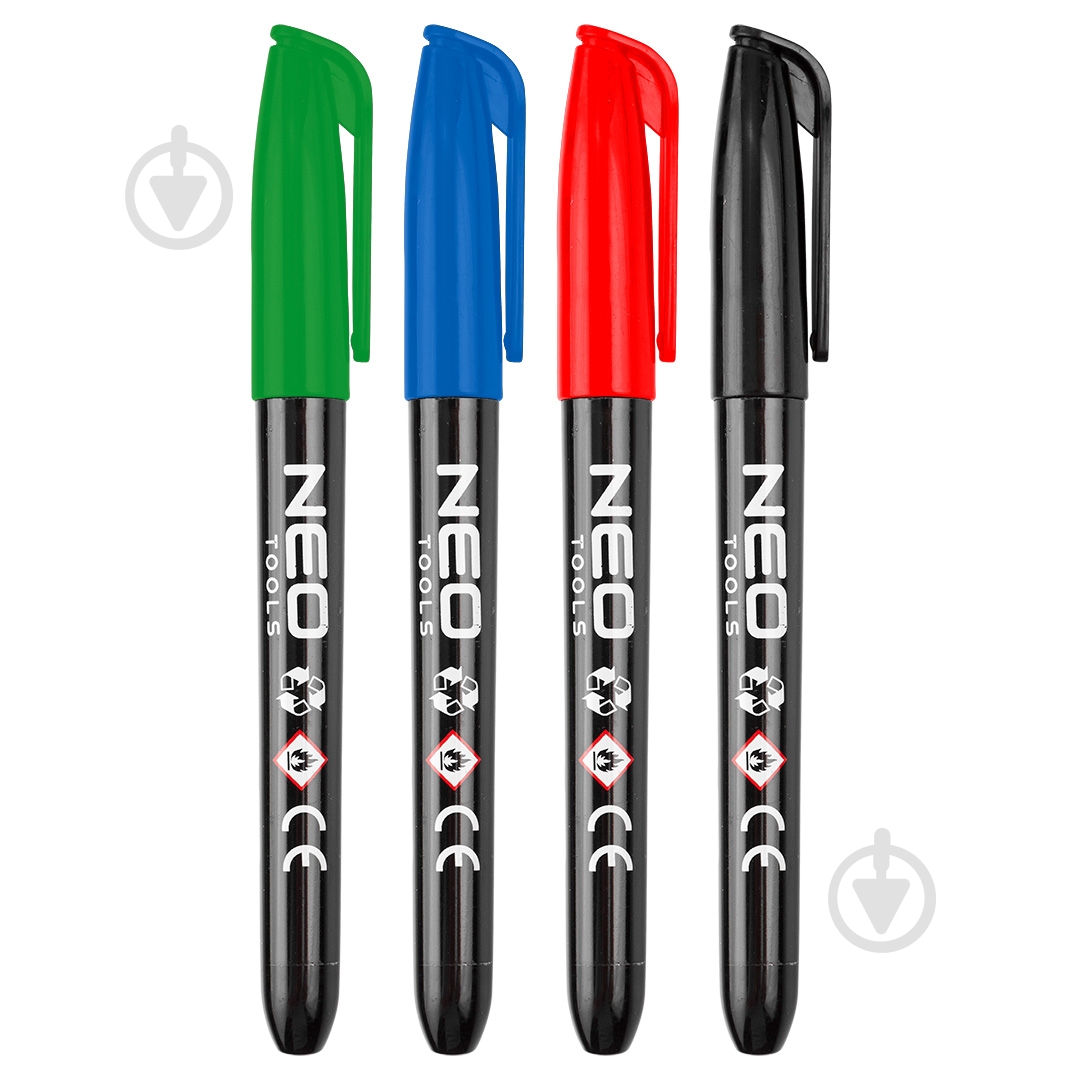 Набір маркерів NEO tools 4 шт. 13-857 - фото 1