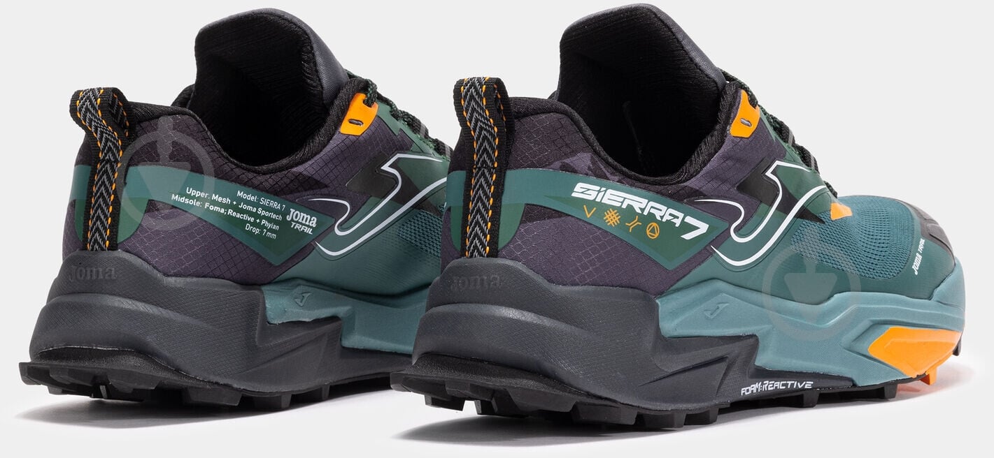 Кроссовки мужские Joma Sierra TKSIES2521 р.44 зеленые - фото 3 Кроссовки мужские Joma Sierra TKSIES2521 р.44 зеленые - фото 3