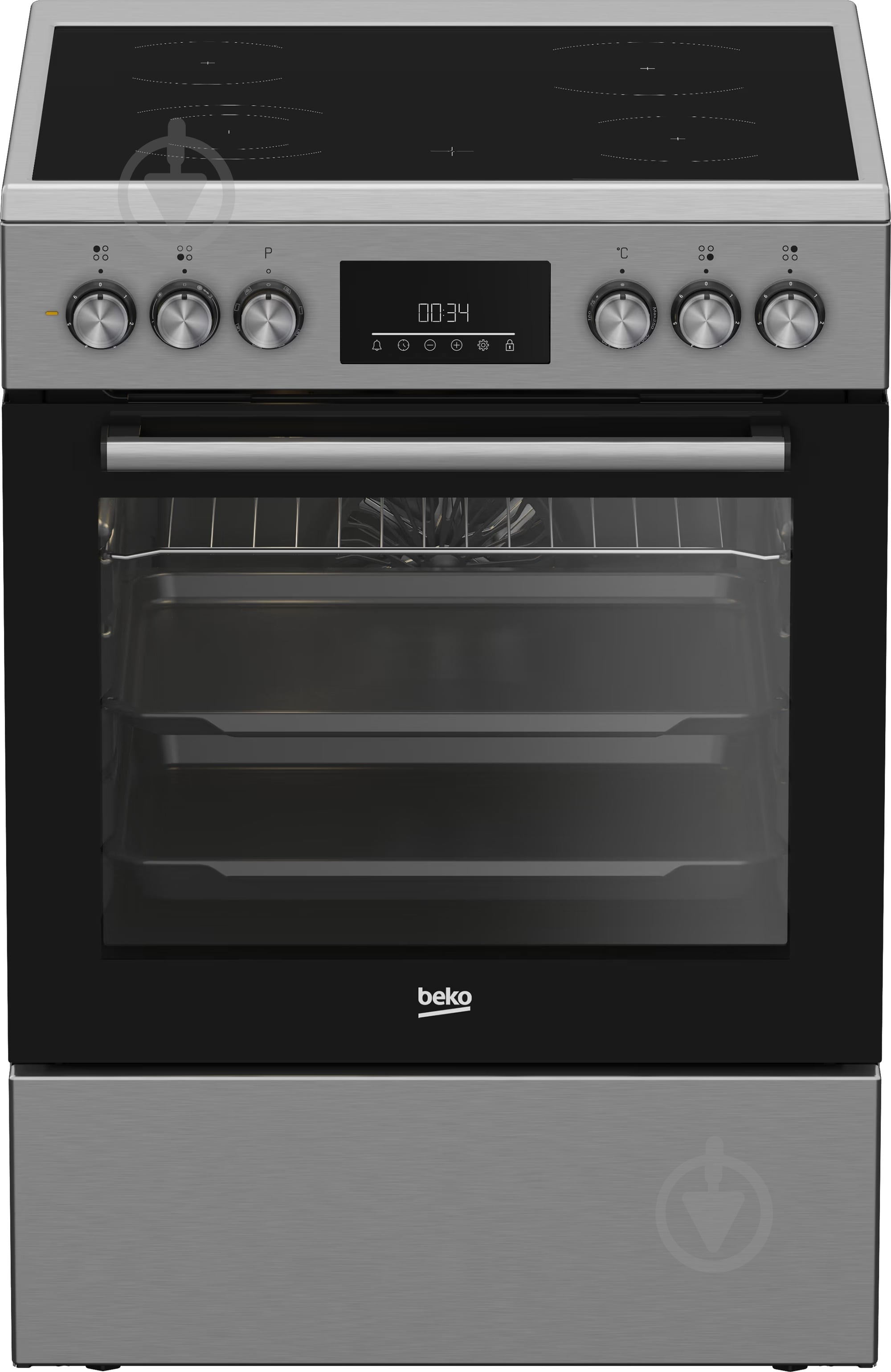 Плита електрична Beko FBE67310GX - фото 1 Плита електрична Beko FBE67310GX - фото 1