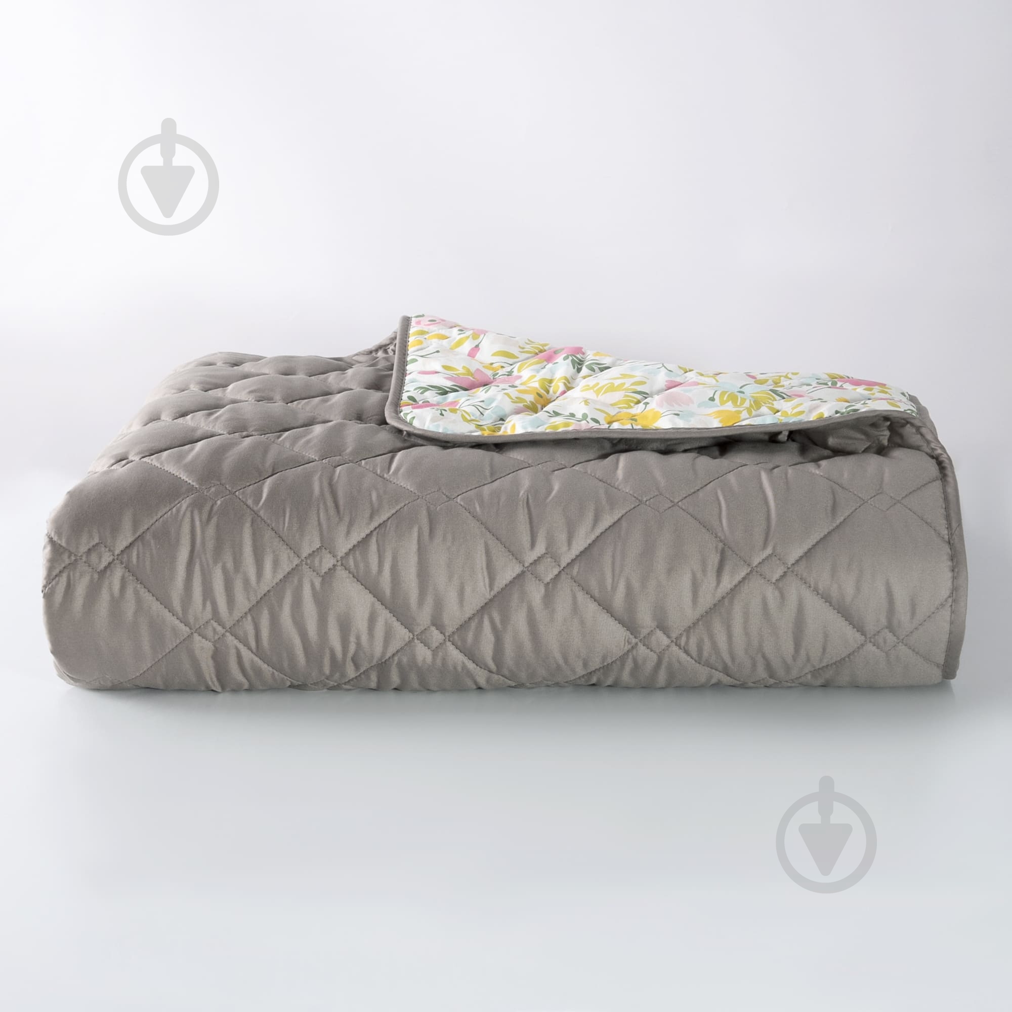 Покривало Cube 140x210 см IDEIA сірий із малюнком - фото 7