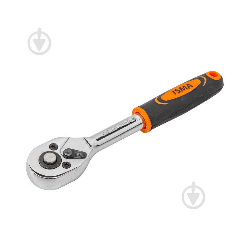 Трещотка реверсивная 1/4''(L-155 мм, 24зуб) ISMA 1 шт. IS-80222 - фото 1 Трещотка реверсивная 1/4''(L-155 мм, 24зуб) ISMA 1 шт. IS-80222 - фото 1