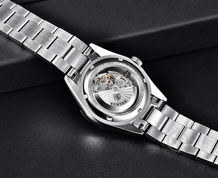 Наручные часы мужские Automatic 10 BAR Benyar - фото 9 Наручные часы мужские Automatic 10 BAR Benyar - фото 9