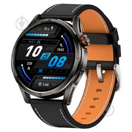 Ремешок Kospet ARCHLAN LEATHER black (STRAP ARCHLAN BLACK) - фото 4