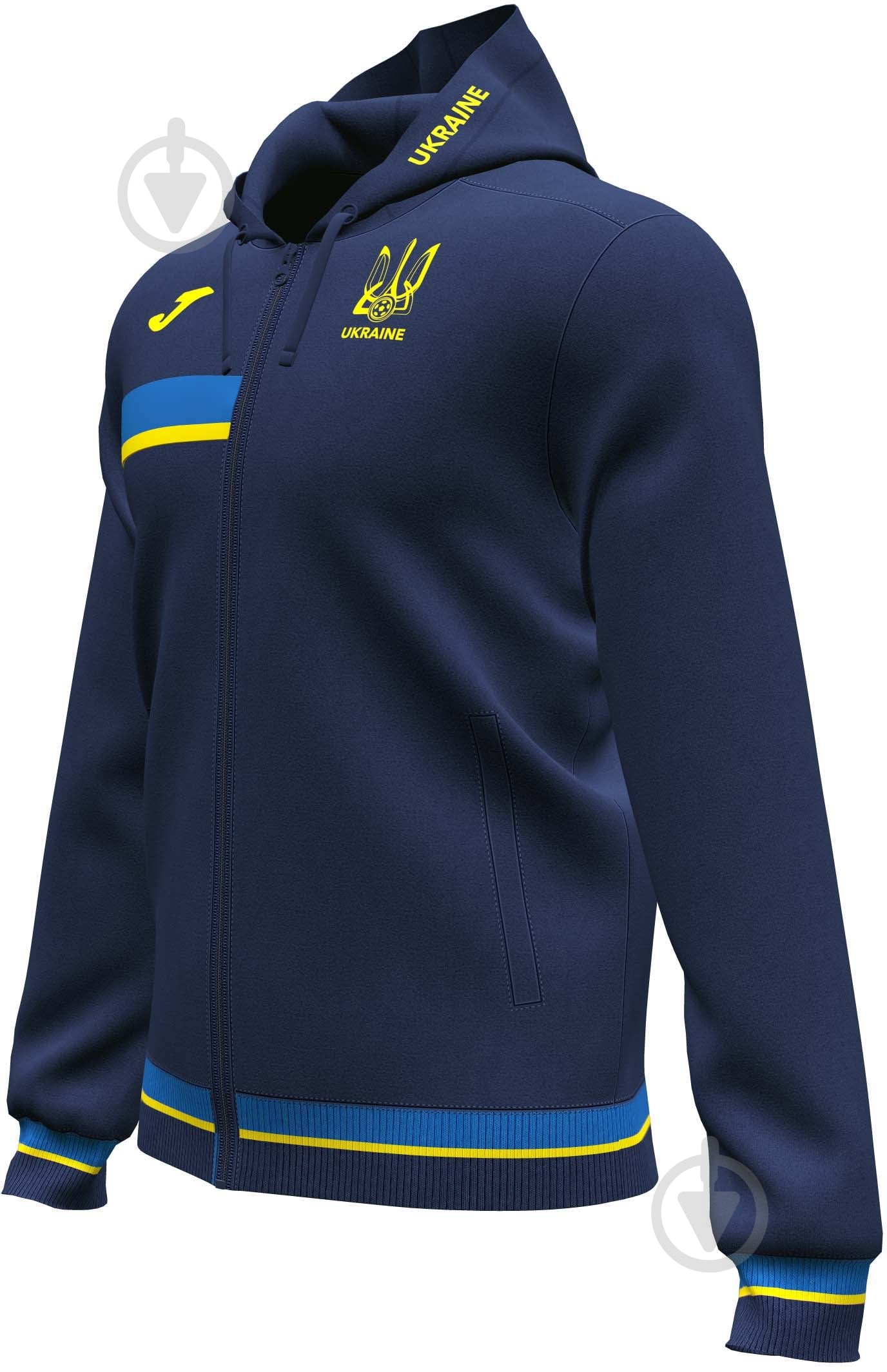 Толстовка Joma FED. FUTBOL UCRANIA AT102378A339 р. S темно-синий - фото 8
