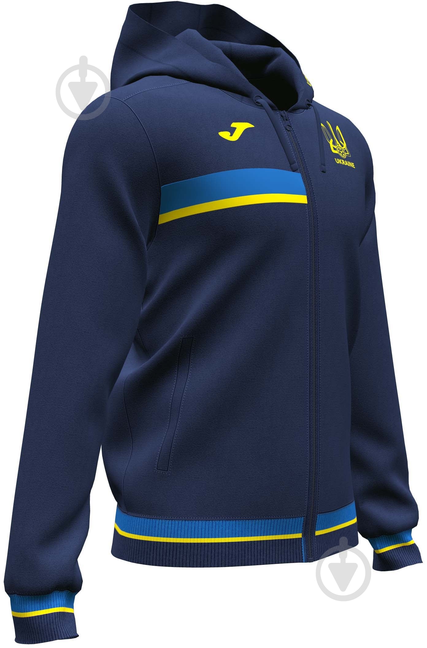 Толстовка Joma FED. FUTBOL UCRANIA AT102378A339 р. S темно-синий - фото 2