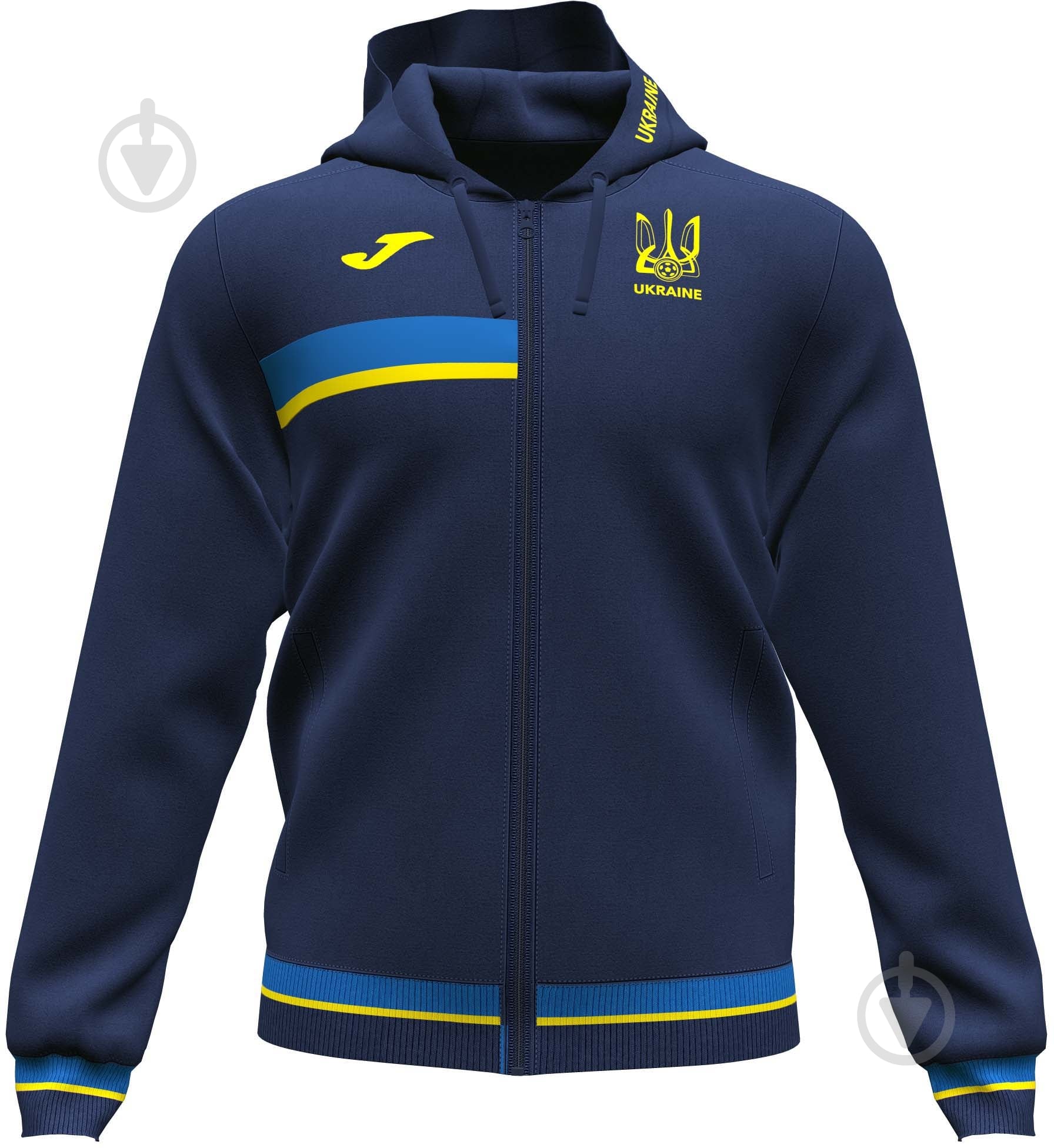 Толстовка Joma FED. FUTBOL UCRANIA AT102378A339 р. M темно-синий - фото 1