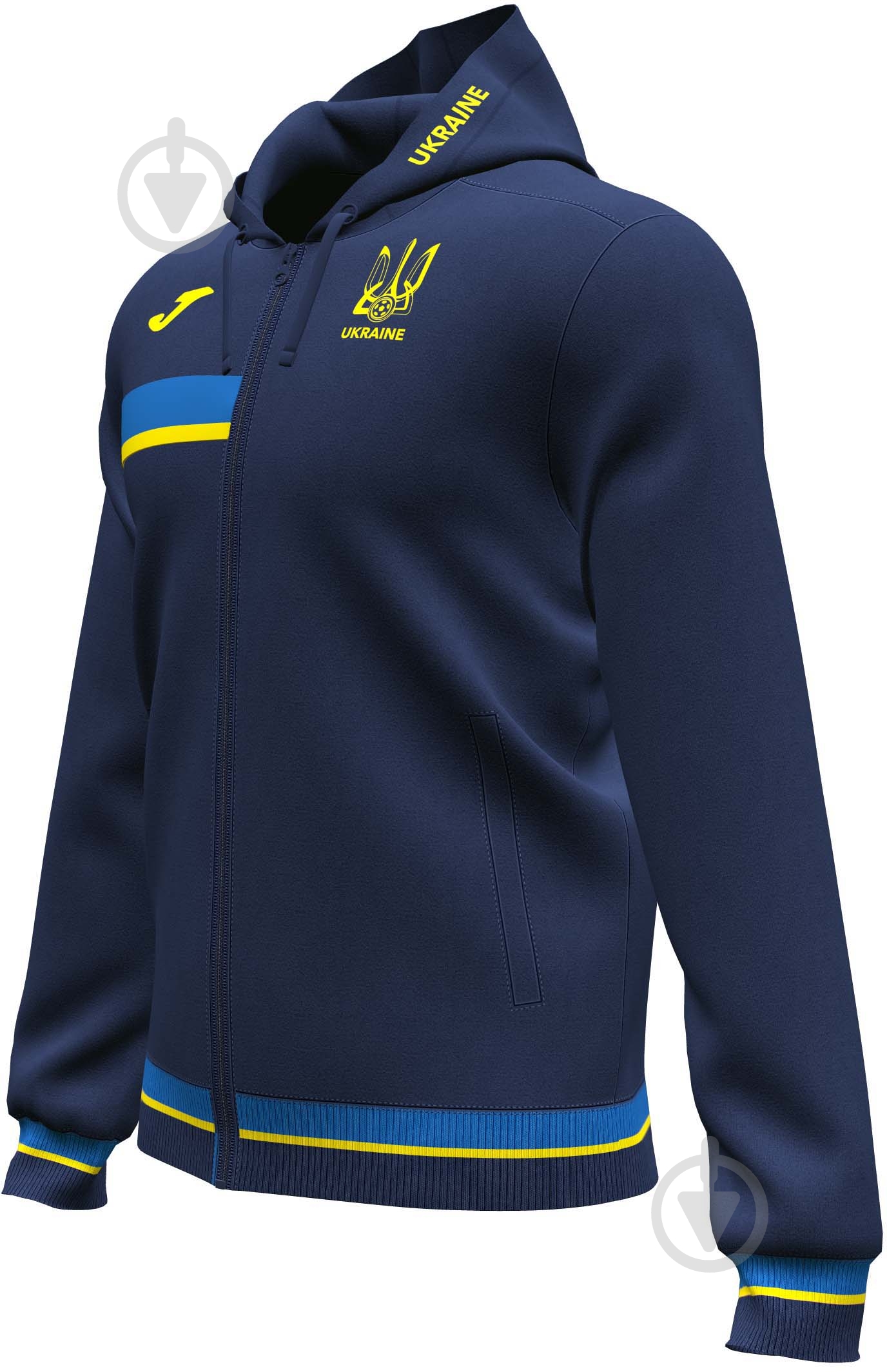 Толстовка Joma FED. FUTBOL UCRANIA AT102378A339 р. L темно-синий - фото 8