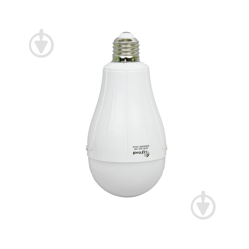 Лампа акумуляторна LED Lightwell LW-EMB-12W 12 Вт A60 E27 220 В 6500 К - фото 1 Лампа акумуляторна LED Lightwell LW-EMB-12W 12 Вт A60 E27 220 В 6500 К - фото 1
