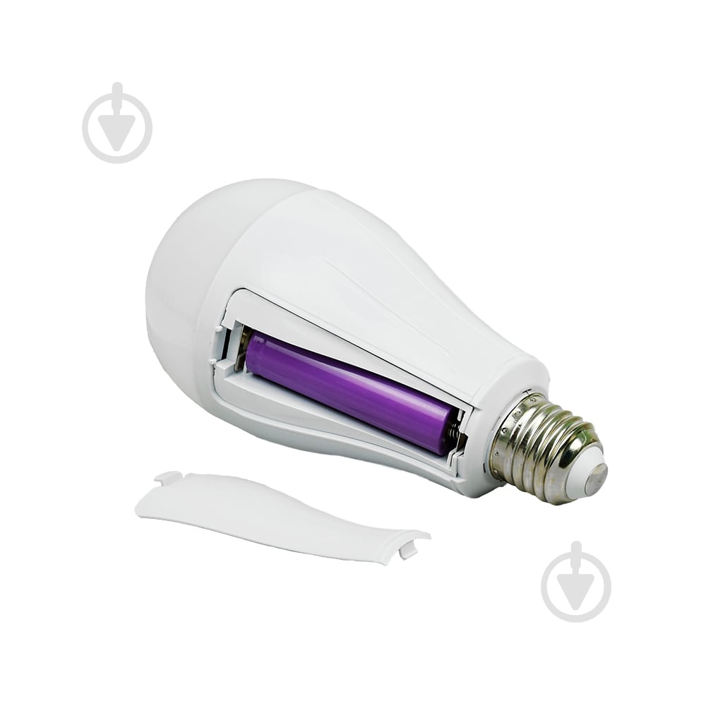 Лампа акумуляторна LED Lightwell LW-EMB-12W 12 Вт A60 E27 220 В 6500 К - фото 5 Лампа акумуляторна LED Lightwell LW-EMB-12W 12 Вт A60 E27 220 В 6500 К - фото 5