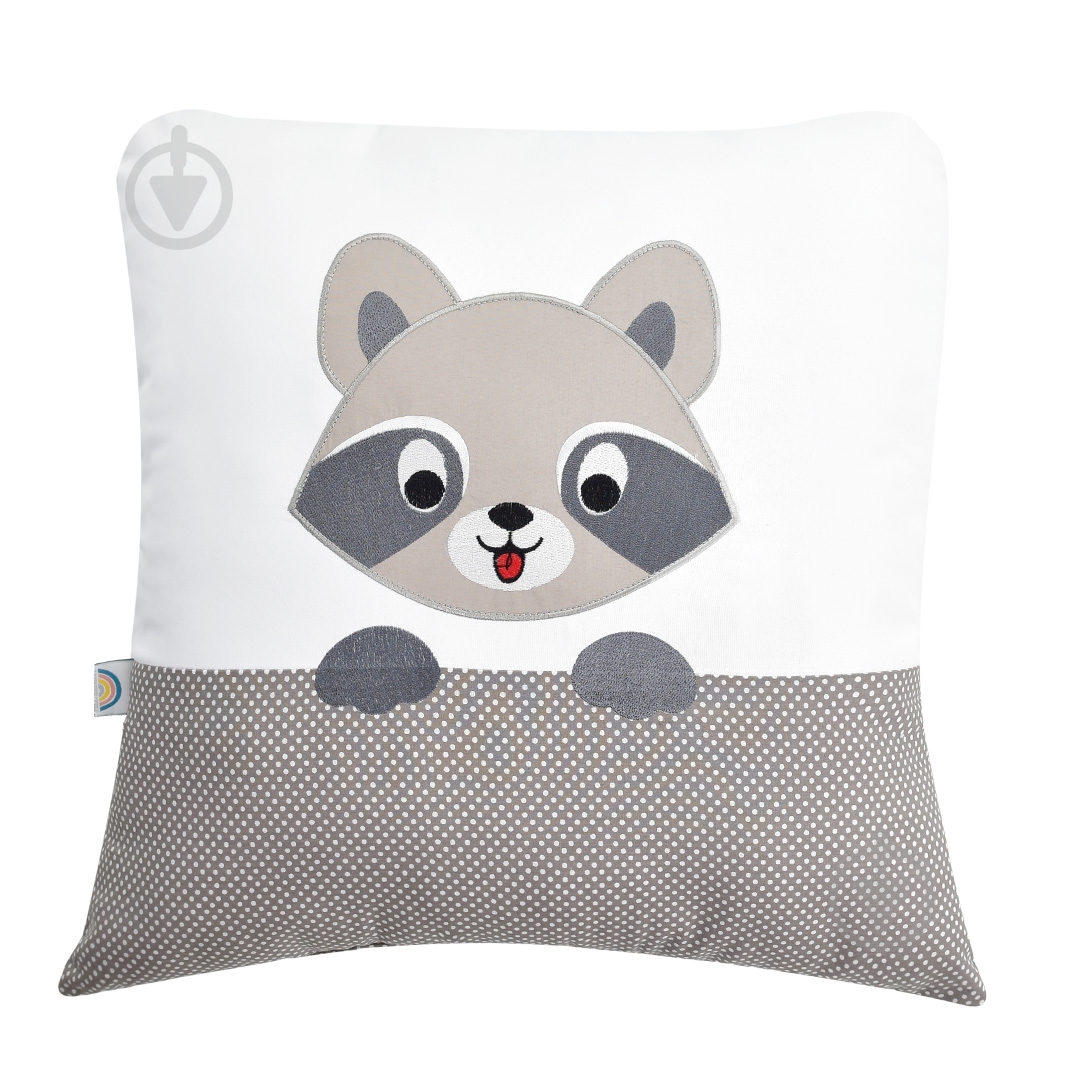Подушка-игрушка Обнимашка Енот 46x46 см IDEIA - фото 4 Подушка-игрушка Обнимашка Енот 46x46 см IDEIA - фото 4