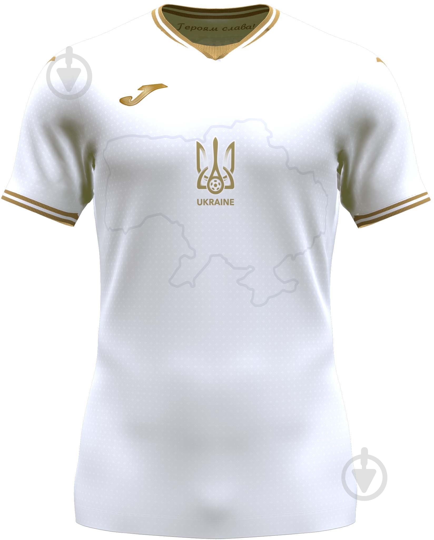 Футболка Joma FED. FUTBOL UCRANIA AT102404A200 р.S белый - фото 1