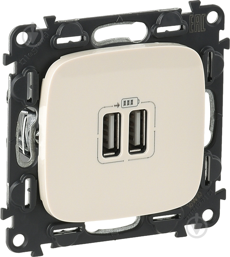 Розетка USB Legrand Allure кремовый 754996 - фото 1