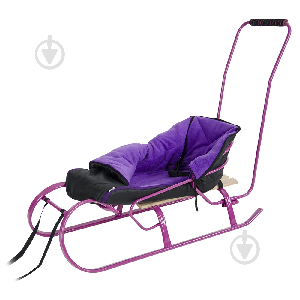 Санки Vitan + матрас Снегирь фуксия - фото 2