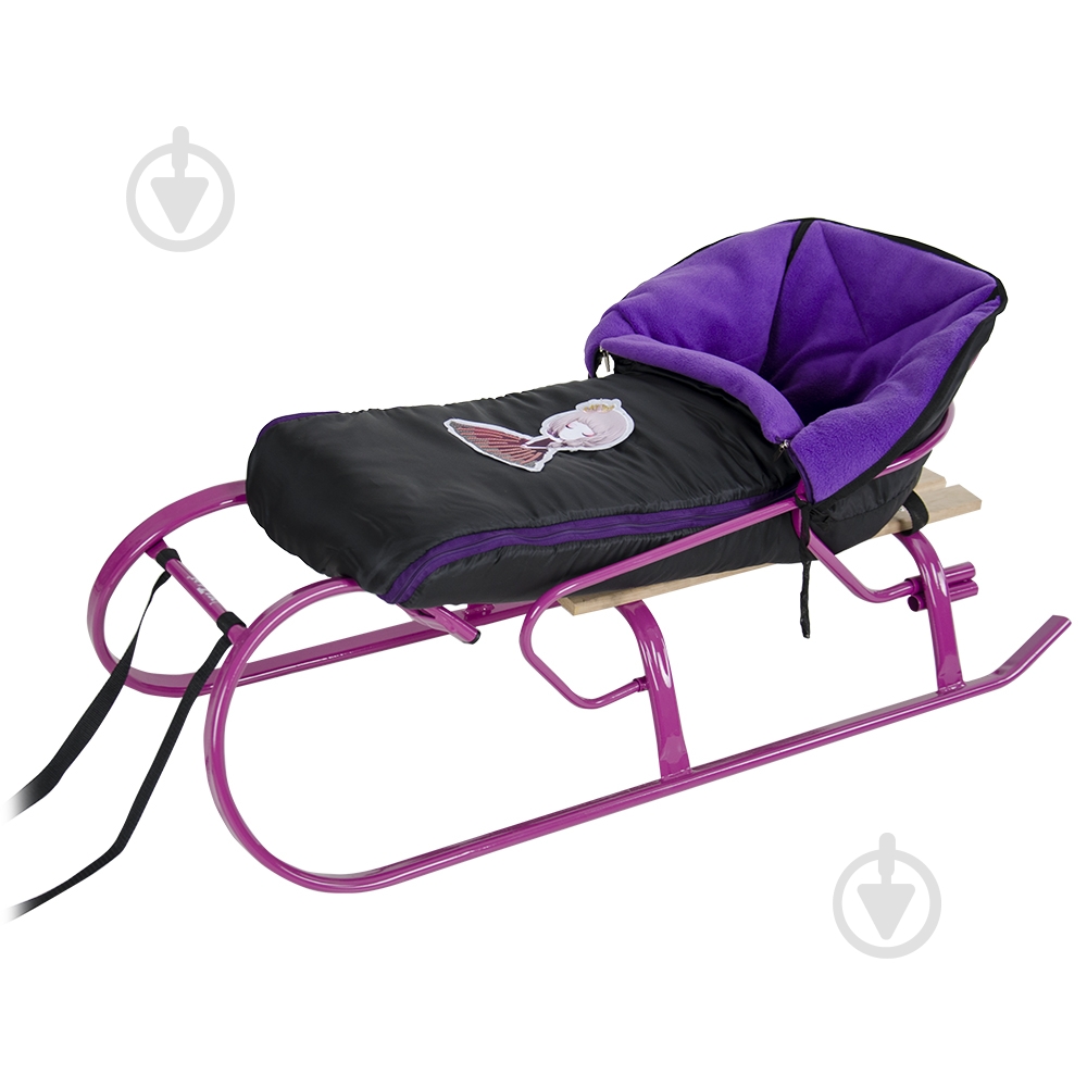 Санки Vitan + матрас Снегирь фуксия - фото 3