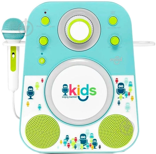 Акустична система Singing Machine Sing-Along Bluetooth Blue SMK250BG - фото 1