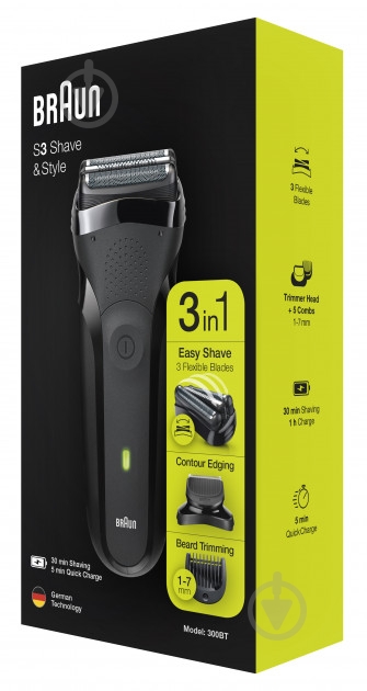 Електробритва Braun Series 3 300BT black/black - фото 6