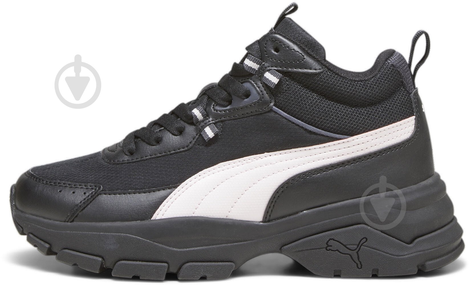 Кросівки жіночі зимові Puma CASSIA VIA MID 39130908 р.40,5 чорні - фото 1