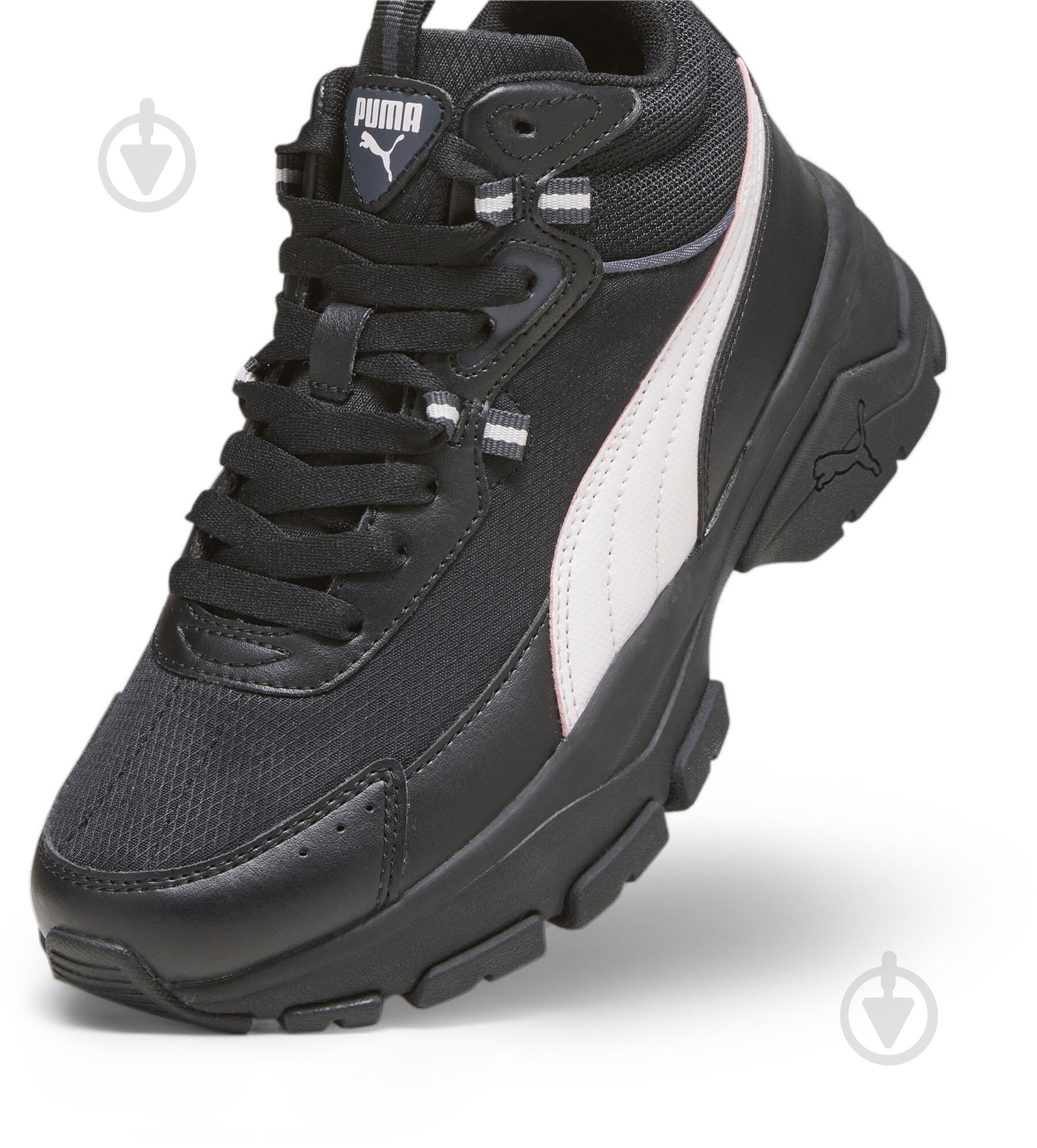 Кросівки жіночі зимові Puma CASSIA VIA MID 39130908 р.40,5 чорні - фото 3