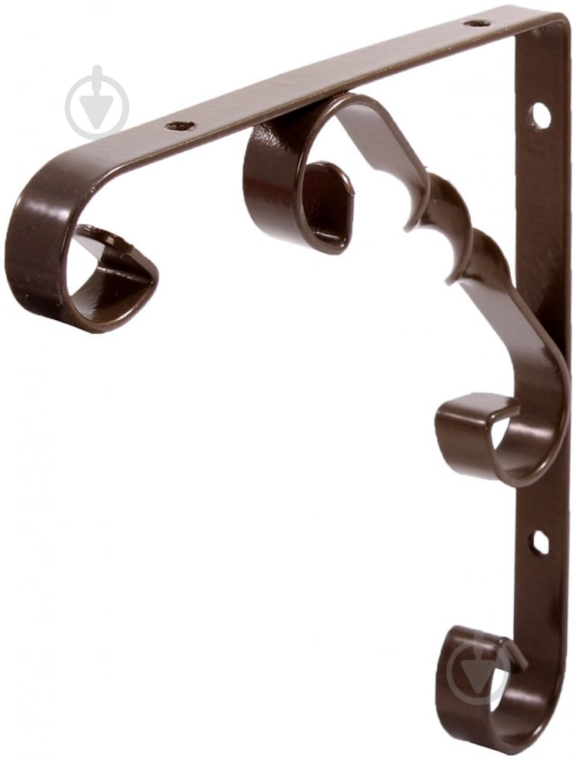 Кронштейн  L7404AB орнаментал 100х100 мм античная бронза - фото 1