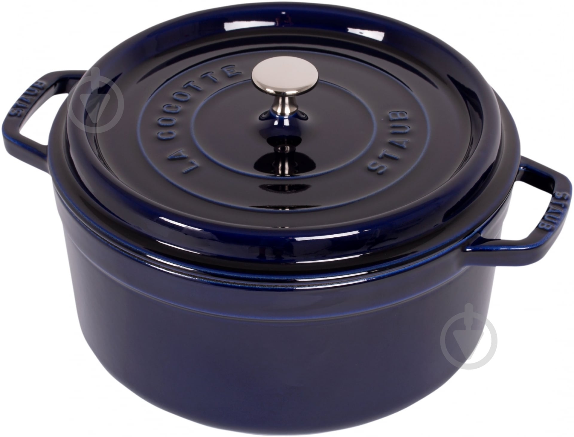 Кокотница Staub 5 л синяя 40510-284-0 - фото 1
