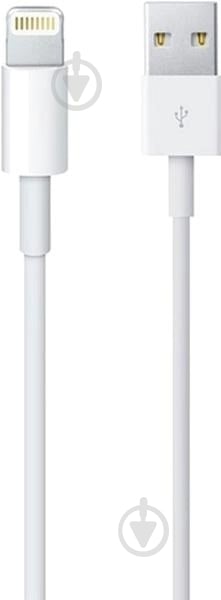 Кабель Apple Lightning to USB 1 м белый (MUQW3ZM/A) - фото 1