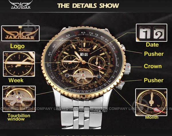 Наручные часы мужские Luxury Jaragar - фото 3