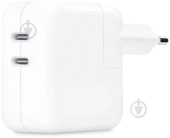 Зарядное устройство Apple 35W Dual USB-C Power Adapter (MW2K3ZM/A) - фото 1
