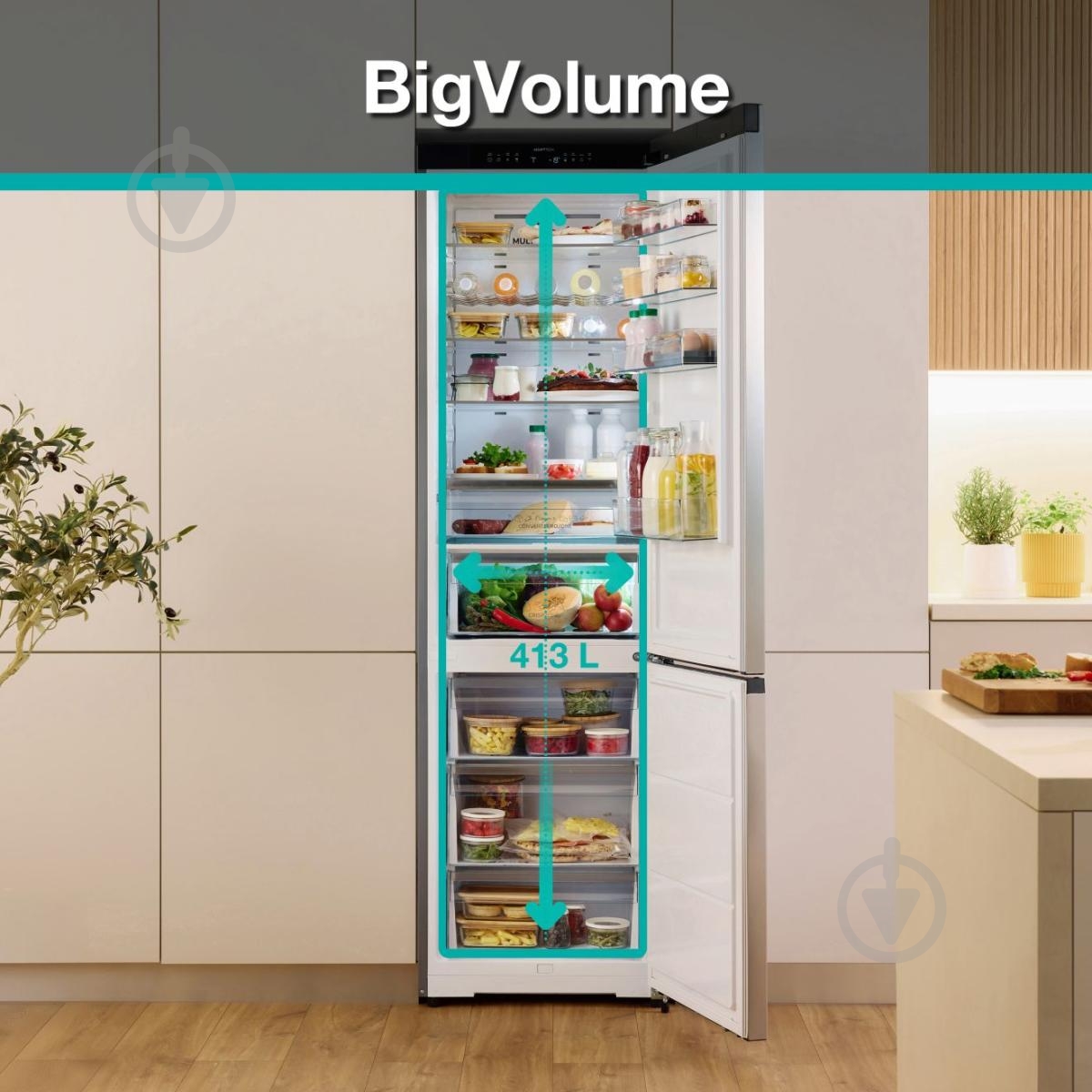 Холодильник Gorenje NRB620E61W4WFE - фото 6