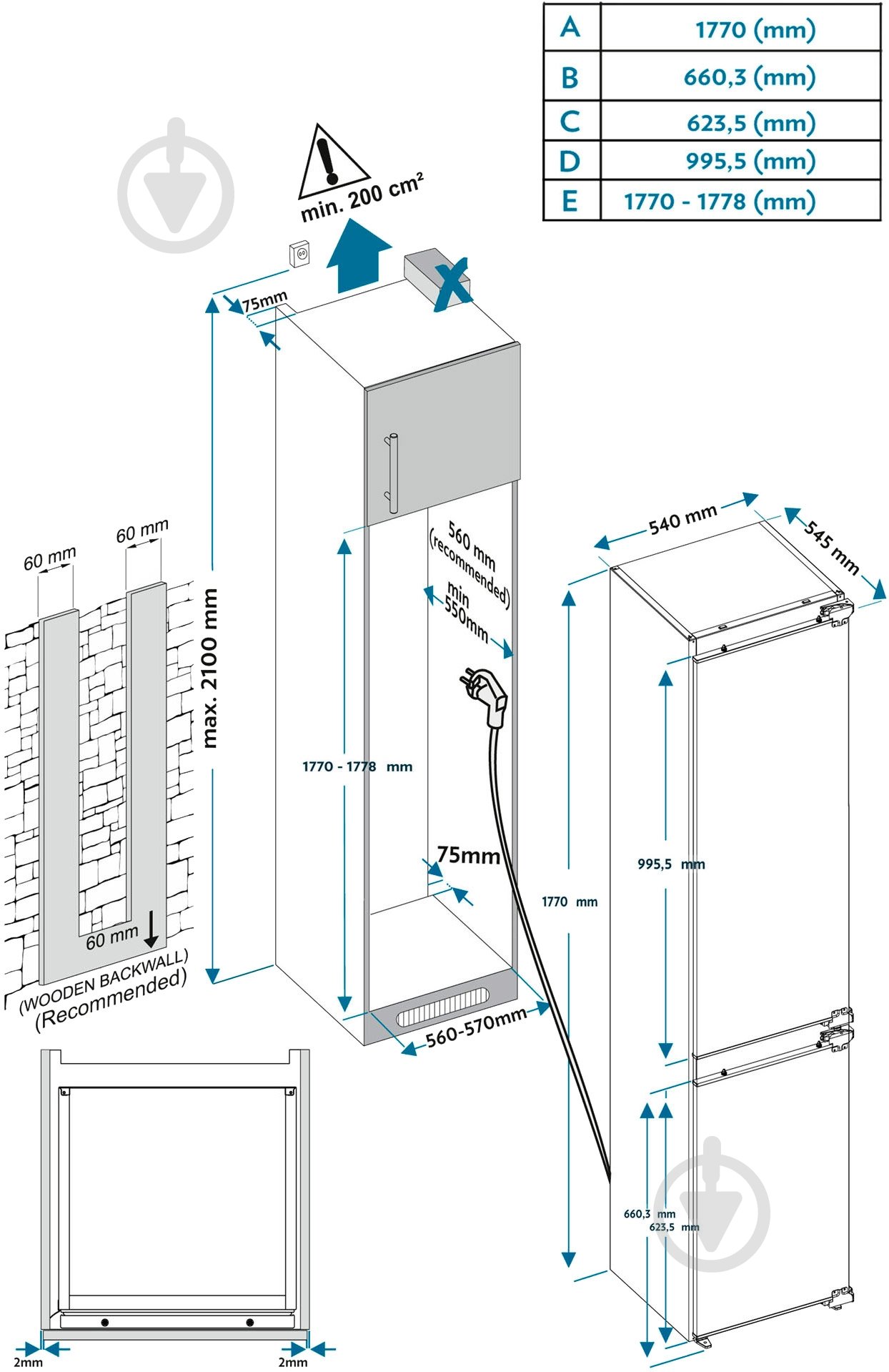 Встраиваемый холодильник Vestfrost IRF 2761 E - фото 11 Встраиваемый холодильник Vestfrost IRF 2761 E - фото 11