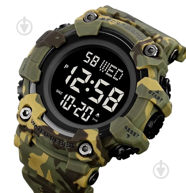 Годинник тактичний Kamo Green Skmei - фото 3