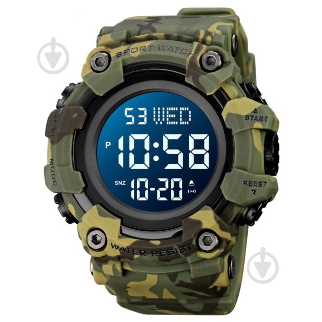 Годинник тактичний Kamo Green Skmei - фото 1