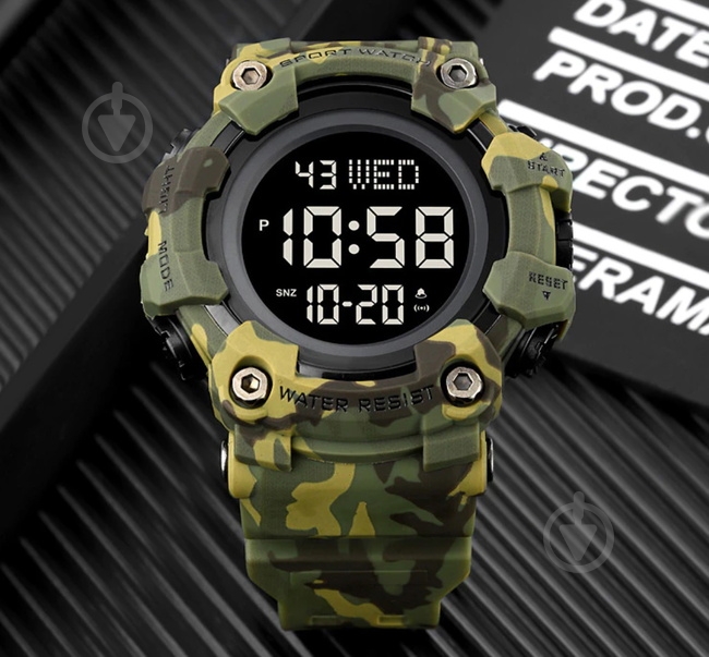 Годинник тактичний Kamo Green Skmei - фото 7