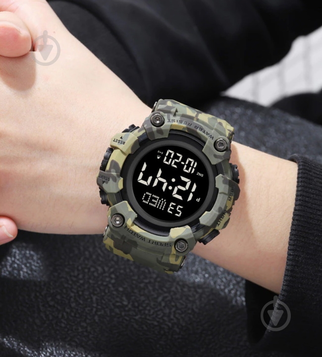 Годинник тактичний Kamo Green Skmei - фото 8
