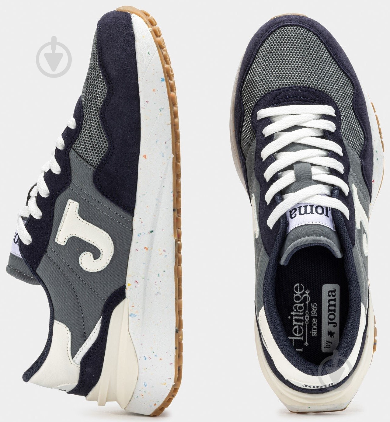 Кроссовки мужские демисезонные Joma C.367 C367S2517 р.45 синие с серым - фото 4 Кроссовки мужские демисезонные Joma C.367 C367S2517 р.45 синие с серым - фото 4