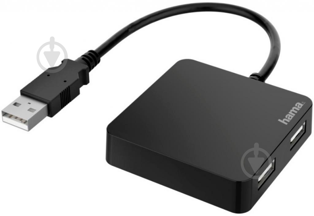 USB-хаб Hama 4 Ports USB 2.0 - фото 1