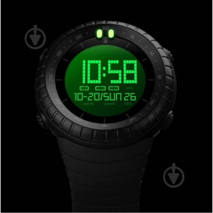 Годинник тактичний Ribas Skmei black - фото 3