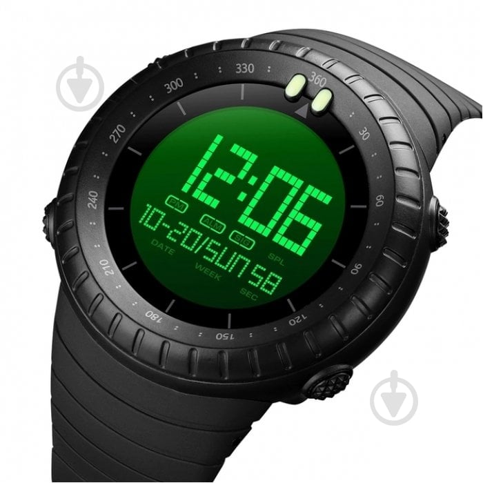 Годинник тактичний Ribas Skmei black - фото 4