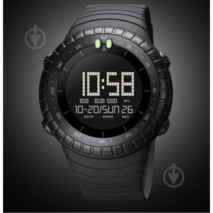 Годинник тактичний Ribas Skmei black - фото 12